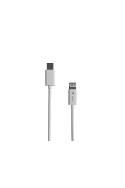 Natec CABLU LIGHTNING (M) -> USB-C (M) DE 2 M, ALB, MFI PRAT