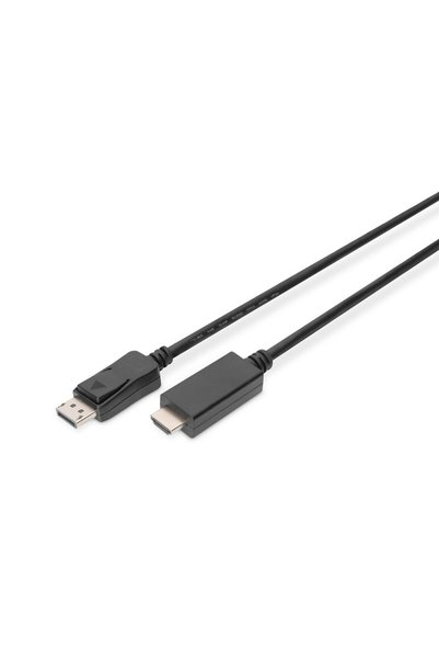 Digitus Cablu adaptor DisplayPort 1.2 cu tricot interlock, 4K 60 Hz, UHD, tip...