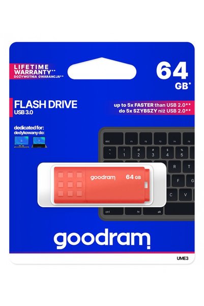 Goodram Stick USB UME3 de 64 GB, USB 3.0