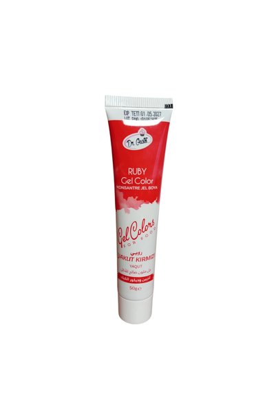 Dr. Gusto Χρωστική τροφίμων RUBY σε μορφή τζελ - 50 g