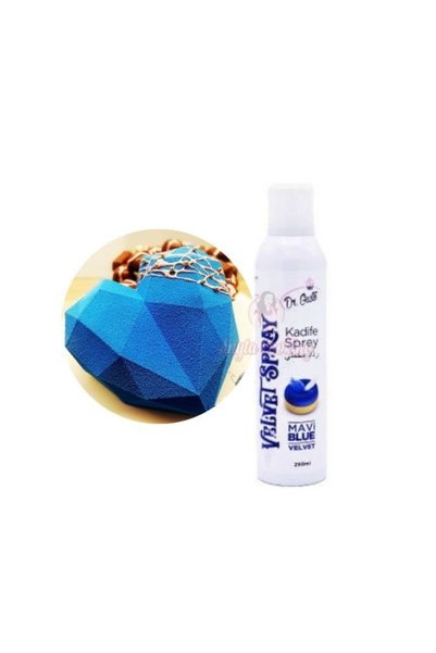 Dr. Gusto Σπρέι τροφίμων βελούδο – 250 ml – Μπλε