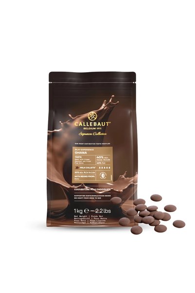 Cacao Barry PREMIUM milk chocolate - GHANA - cocoa 41.9% - 1kg