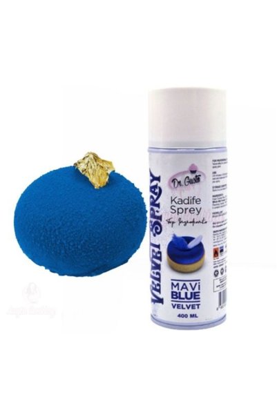 Dr. Gusto Σπρέι τροφίμων βελούδο – 400 ml – Μπλε