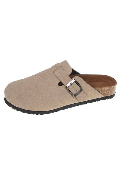 hanzhi Women Suede Baotou Slippers Brother Xiaoyu Flat