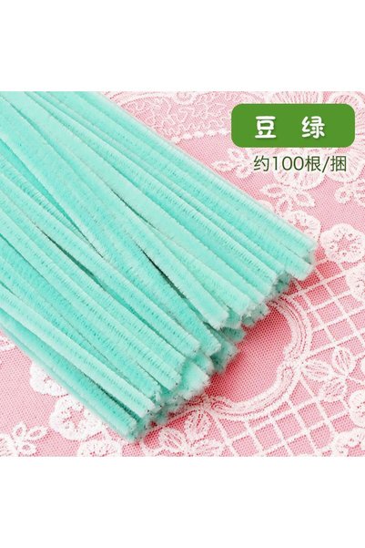 hanzhi DIY Twist Stick Flowers Sunflower Rose Bouquet 30cm - Macaron bean gre...
