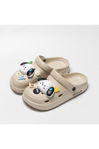 hanzhi Women Cartoon PVC Clogs Anti Slip Summer Slippers