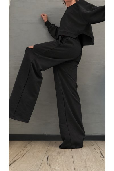 Keywest Set de trening pentru femei cu hanorac oversize scurt, cu detalii de ...