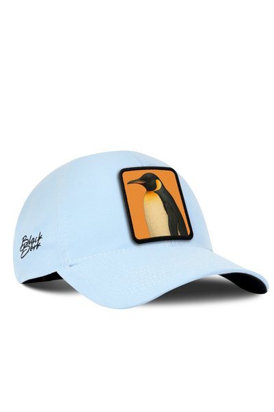 BlackBörk Six Ice Blue Baseball Cap with Penguin Logo