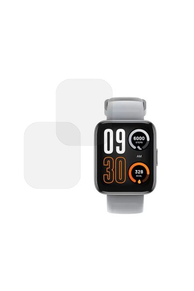 COMANDO Set of 2 x Screen Protector compatible with Realme Watch 3 Pro, Shiel...
