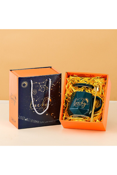 hanzhi Ceramic Thermostatic Cup Gift Box Cartoon