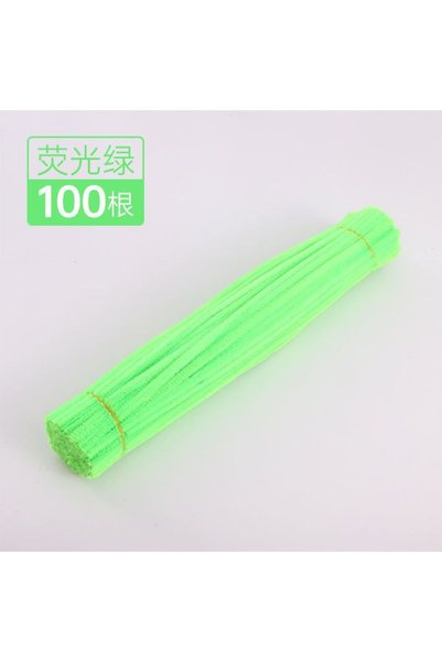 hanzhi DIY Twist Stick Flowers Sunflower Rose Bouquet 30cm - Fluorescent gree...