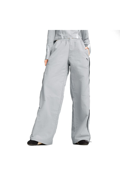 Puma DARE TO RELAXED WOVEN ZIP-OFF PANTS OP 629808-10 Γκρί