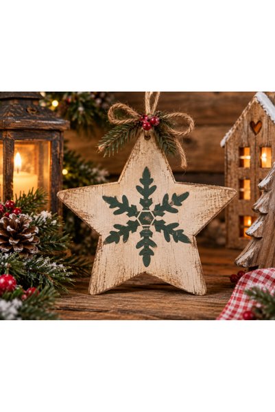 Eni Design Reusable decorative stencil XS 21x10cm - Snow Flake (2021)