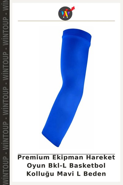 Wintoup Premium Equipment Motion Game BKL-L Basketball Arm Guard, Blue, Size L