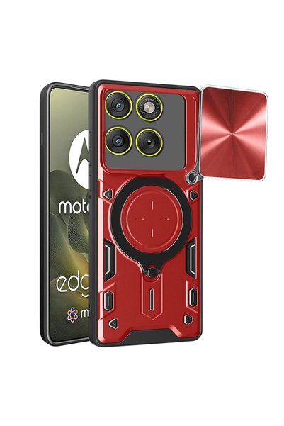 Techsuit Phone case, Techsuit, Motorola Edge 70, red