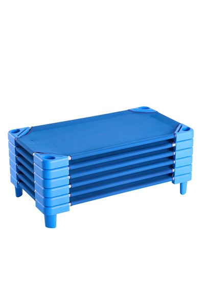 VEVOR Pătuț pentru copii stivuibil, Sarcină maximă: 59,9 kg, Culoare: albastr...