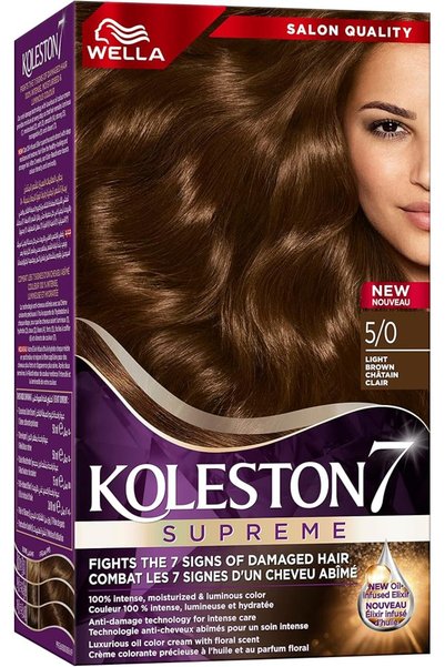 wellaflex Wella Koleston Supreme – 100% Grey Coverage, Oil-Infused, Long-Last...