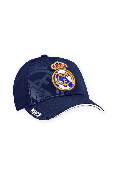 ROGERS Șapcă oficială Real Madrid CF – Emblema brodată, culoare bleumarin – M...