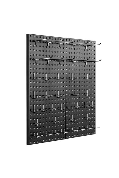 VEVOR Pegboard, Product dimensions: 609.6 x 304.8 x 19 mm, Material: steel, p...
