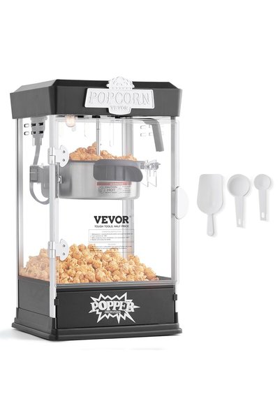 VEVOR Popcorn machine, Power: 480 W, Product dimensions: 275 x 240 x 485 mm, ...