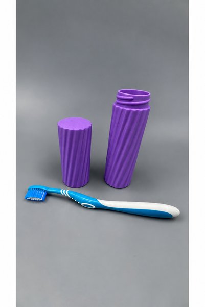 Belupa Toothbrush Box with Lid Travel Type Hygienic Storage Container