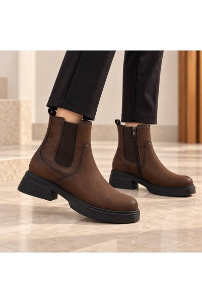 Acarbey Stylish and Comfortable Women's Boots with Rubber Edging