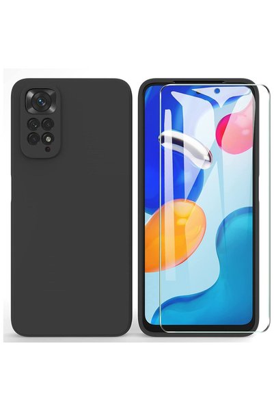 OEM Защитен калъф и фолио за Xiaomi Redmi Note 11/Note 11s 4G, TPU/стъкло, че...