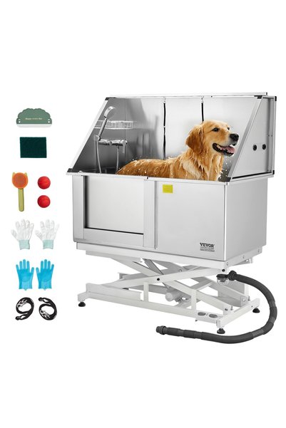 VEVOR Stainless steel dog grooming tub, Maximum load: 150 kg, Main material: ...