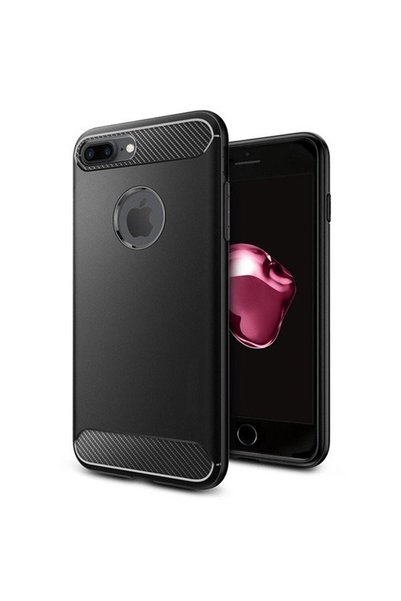Forcell Supreme Carbon Case compatible with Apple iPhone 8 Plus, Precise Prot...