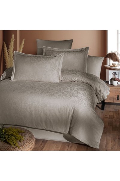 LAROMANO Luxury premium satin bed linen, La Romano, 300TC, Vandela Rock