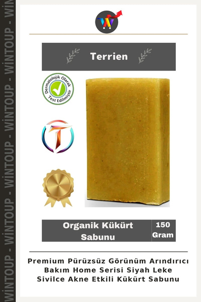 Wintoup Premium Smooth-Skin Purifying Care Home Series Sulfur Soap for Dark S...