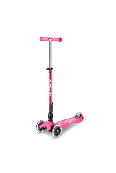 Micro Folding scooter with 3 wheels and LED lights, Micro, Maxi Deluxe, Elect...