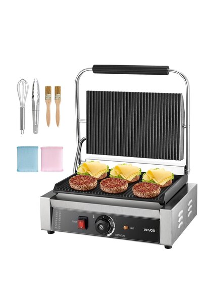 VEVOR Prese pentru panini, Dimensiuni produs: 425 x 400 x 205 mm, Număr model...