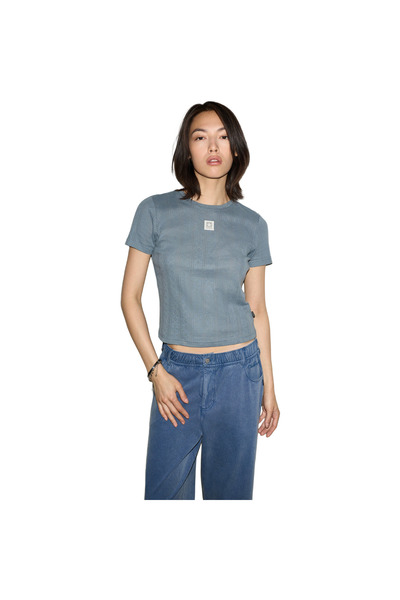 Converse Tričko Utility Tee, modré, dámske