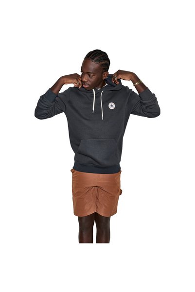 Converse Mikina s kapucňou Hood Chuck Patch, čierna, unisex