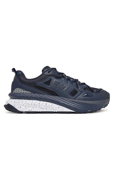 EA7 حذاء رياضي unisex من طراز Crusher Sonic Trail، من القماش، بدون أربطة، ونع...
