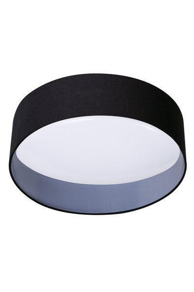 KANLUX Plafonieră LED RIFA, 17,5W, 1450 lm, 3000K, Ø40 cm, negru/alb