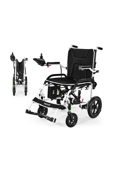VEVOR Wheelchair, Maximum load: 100 kg, Product size: 1000 x 600 x 910 mm, Ma...