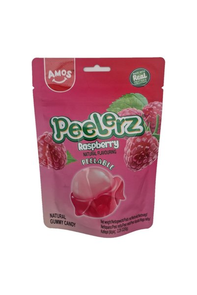 Amos Jeleuri Peelerz Raspberry, 6 x 65g