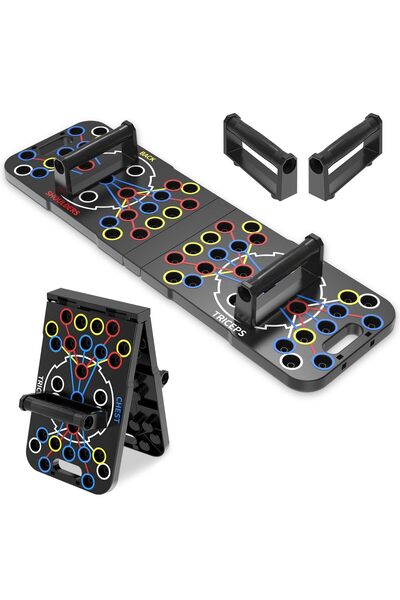 TRASSLE Push Up Board,Home Workout Equipment Portable Multi-Function Foldable...