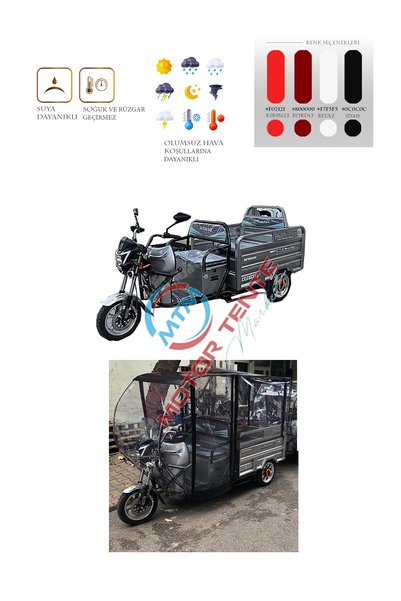 Motolüx Fayton 8100 - Üç Tekerli Motor Brandası - Araç Kabini