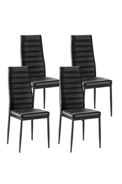VEVOR Scaune de sufragerie din metal, Capacitate de încărcare: 136,08 kg, Dim...