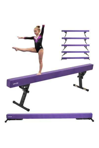 VEVOR Balance beam, Color: Purple, Model number: SWS8WSU1, Dimensions: 2450 x...