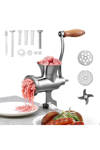 VEVOR Manual meat grinder, Product dimensions: 285 x 85 x 225 mm, Model numbe...