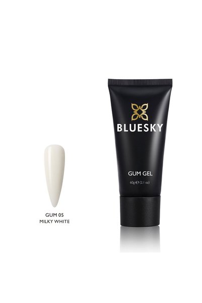 BLUESKY , Alb lăptos, Gel de modelare, Tratament cu gel pentru unghii, 60 g