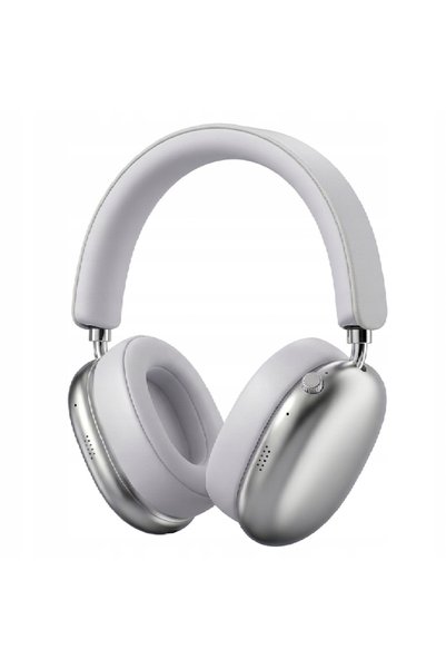 LTC Căști over-ear wireless Bluetooth cu ANC, microfon argintiu, USB-C