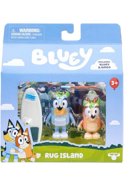 Moose Toys مجموعة من شخصيتين من مسلسل «بلوي» على شكل جزيرة السجادة
