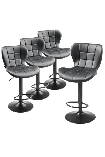 VEVOR Bar stools set, Product dimensions: 18.50 x 21.06 x 35.04/1100.1 mm / 4...