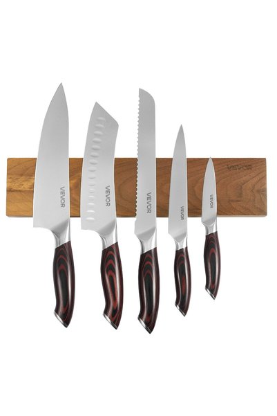 VEVOR Set de cuțite, Dimensiuni produs: 342 x 52 x 208 mm, Material: oțel Dam...
