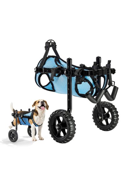 VEVOR Dog wheelchair, Main material: aluminum alloy, Model number: SS1-02, Wh...